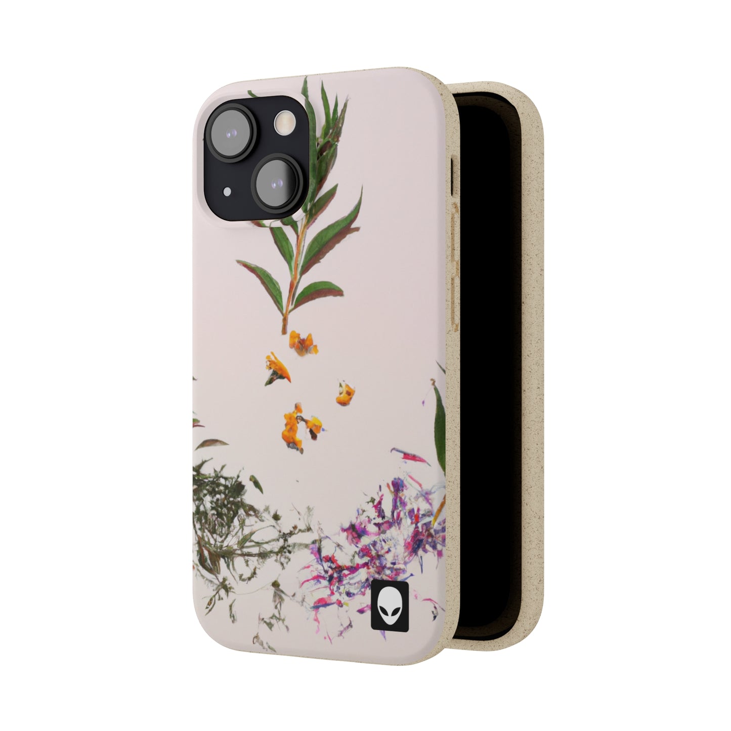 "Exploring Nature's Palette: An Experiment in Abstract Art" - The Alien Eco-friendly Cases