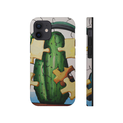 "Cactified Puzzle Time" - The Alien Tough Phone Cases