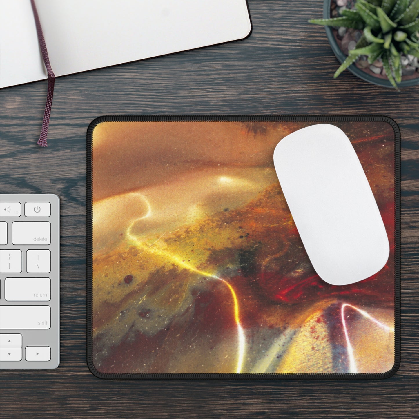 Titanium Tapestry- The Alien Gaming Mouse Pad