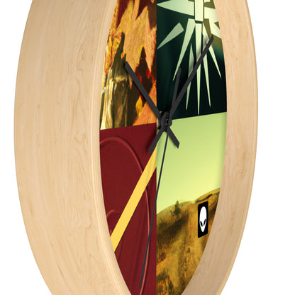 "A Reflection of My Journey: A Collage of Growth and Transformation" - The Alien Wall Clock