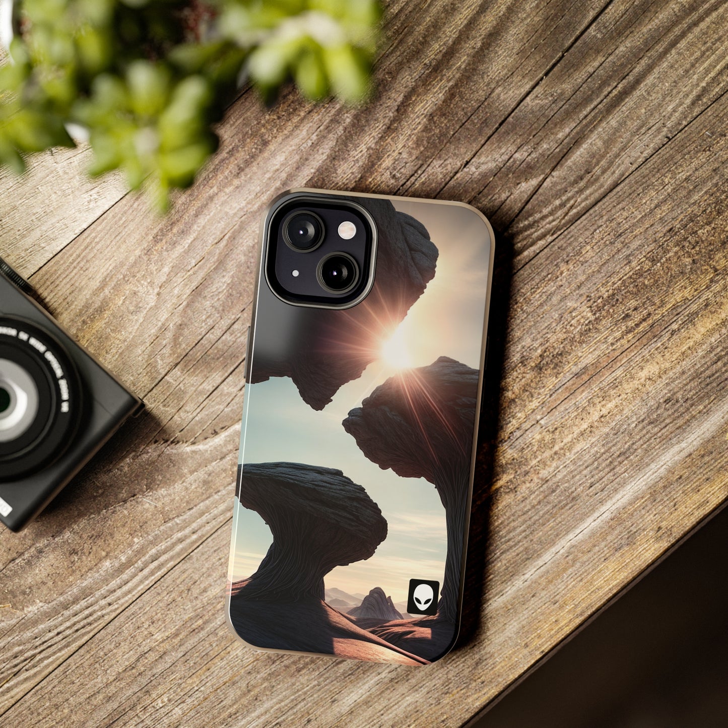 "Alien Landscape Odyssey" - The Alien Tough Phone Cases