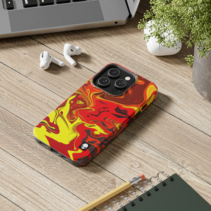 "Abstract Energy in Motion" - The Alien Tough Phone Cases