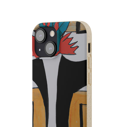 "Explorando el equilibrio y los patrones en el arte abstracto" - The Alien Eco-friendly Cases