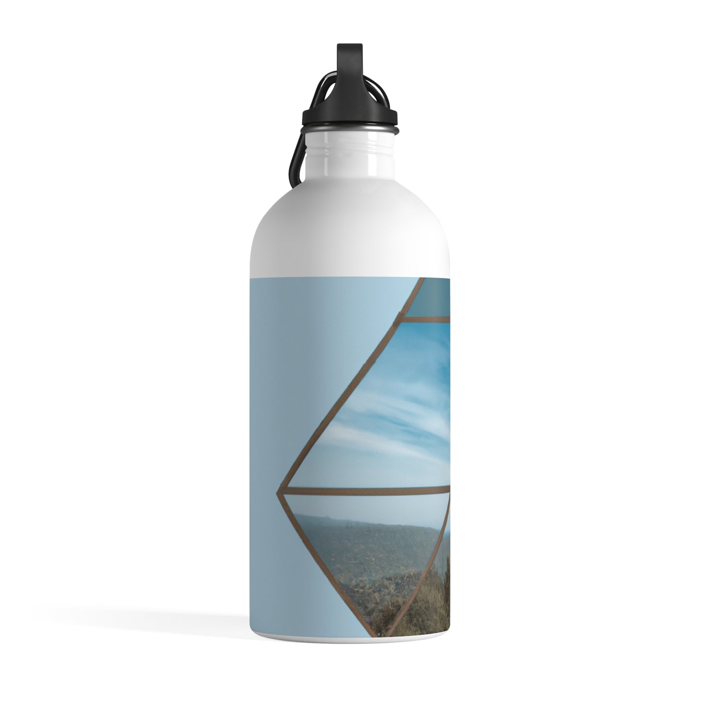 "Dreamscapes: An Everyday Art Collage" - The Alien Stainless Steel Water Bottle