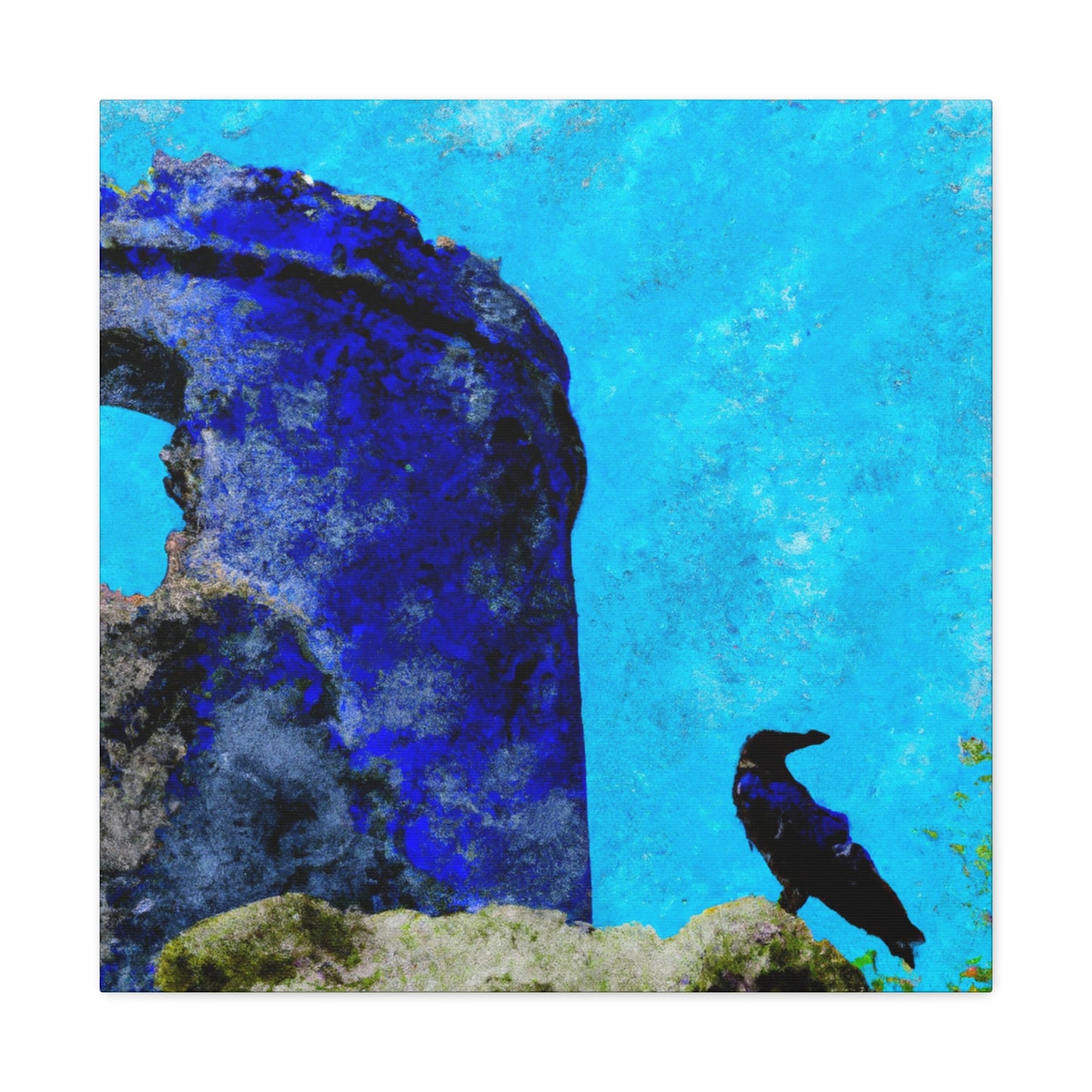 "Crow's Perch on a Waning Tower" - The Alien Canva