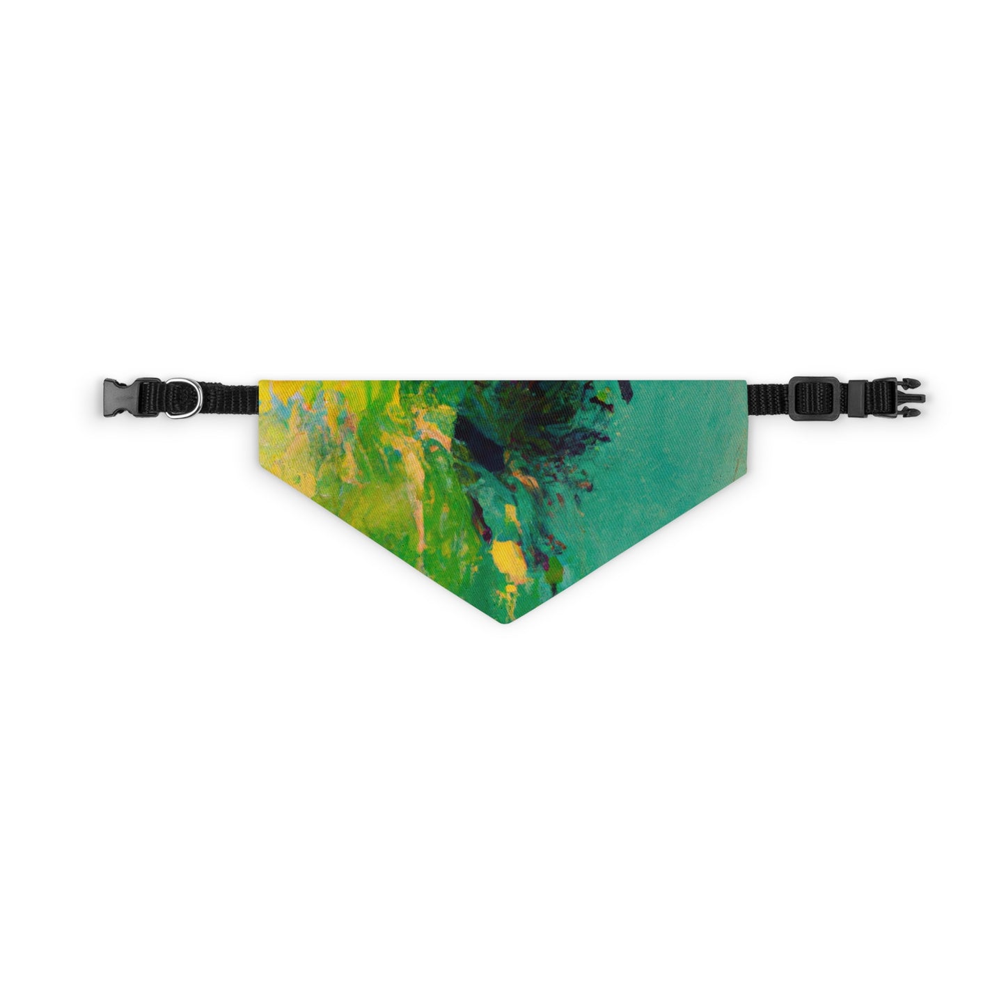 "A Lazy Summer's Day: An Abstract Ode" - The Alien Pet Bandana Collar