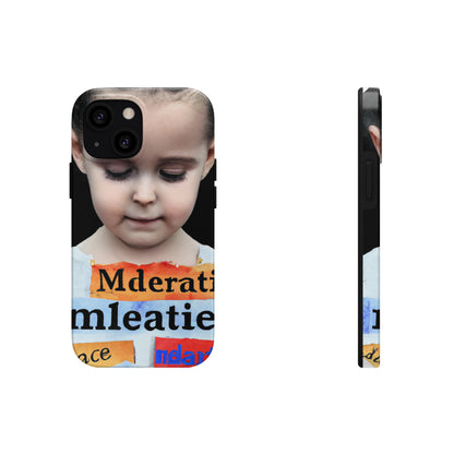 "Anxious Beginnings: A Child's Uncertain Futurescape". - The Alien Tough Phone Cases