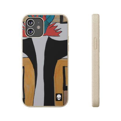 "Explorando el equilibrio y los patrones en el arte abstracto" - The Alien Eco-friendly Cases