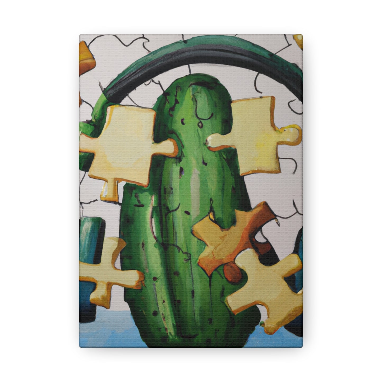 "Cactified Puzzle Time" - The Alien Canva