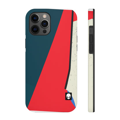 "Abstract Expressionism: Exploring Lines and Shapes" - The Alien Tough Phone Cases