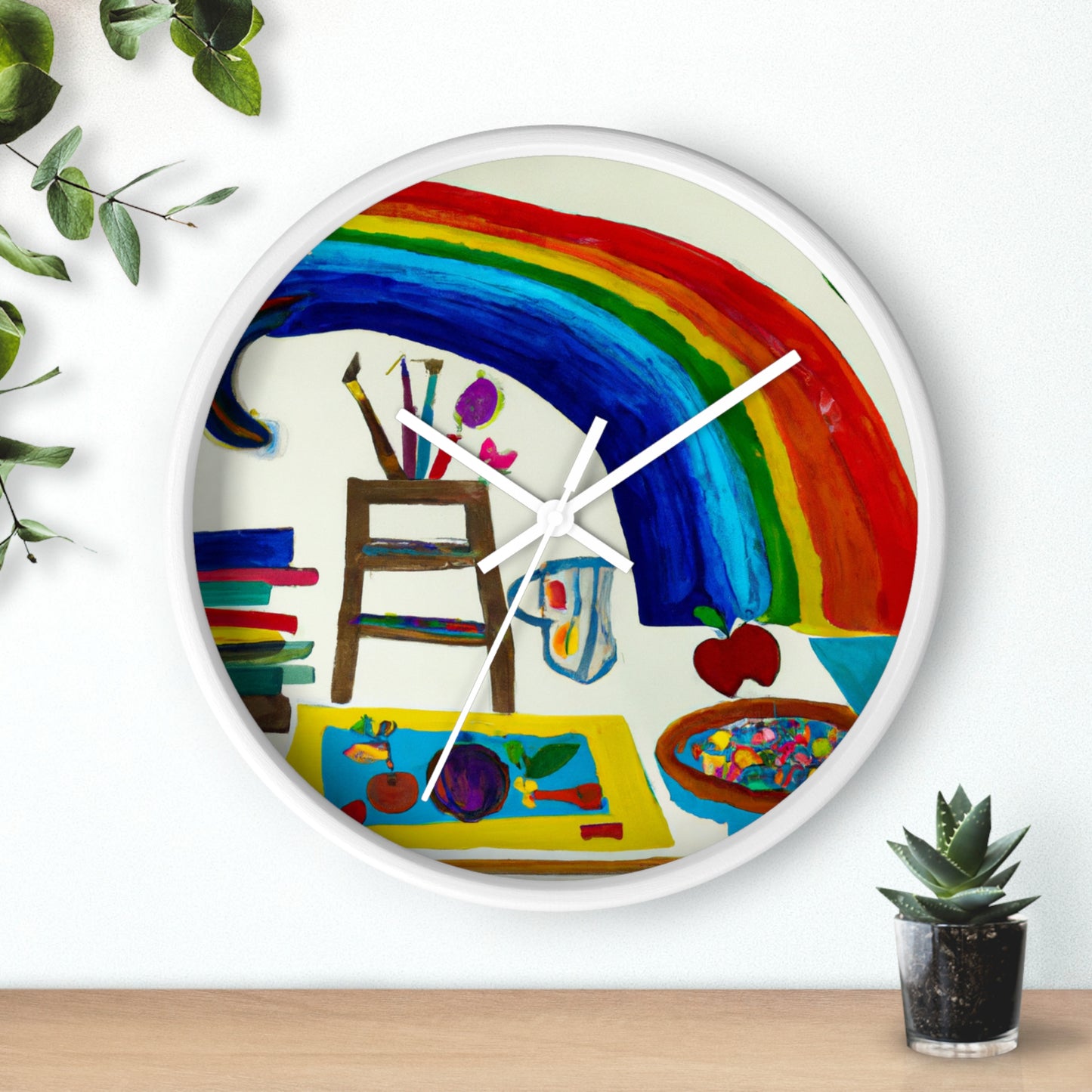 "A Fanciful Rainbow of Possibilities" - The Alien Wall Clock