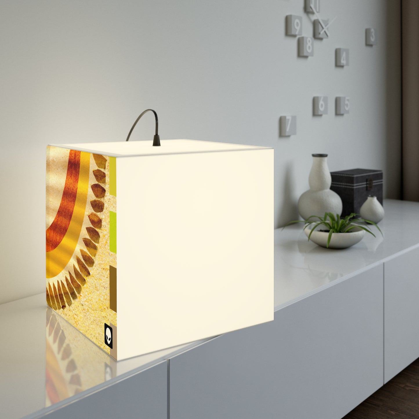 "A Natural Mosaic: Shapes and Colors from the Earth" - The Alien Light Cube Lamp