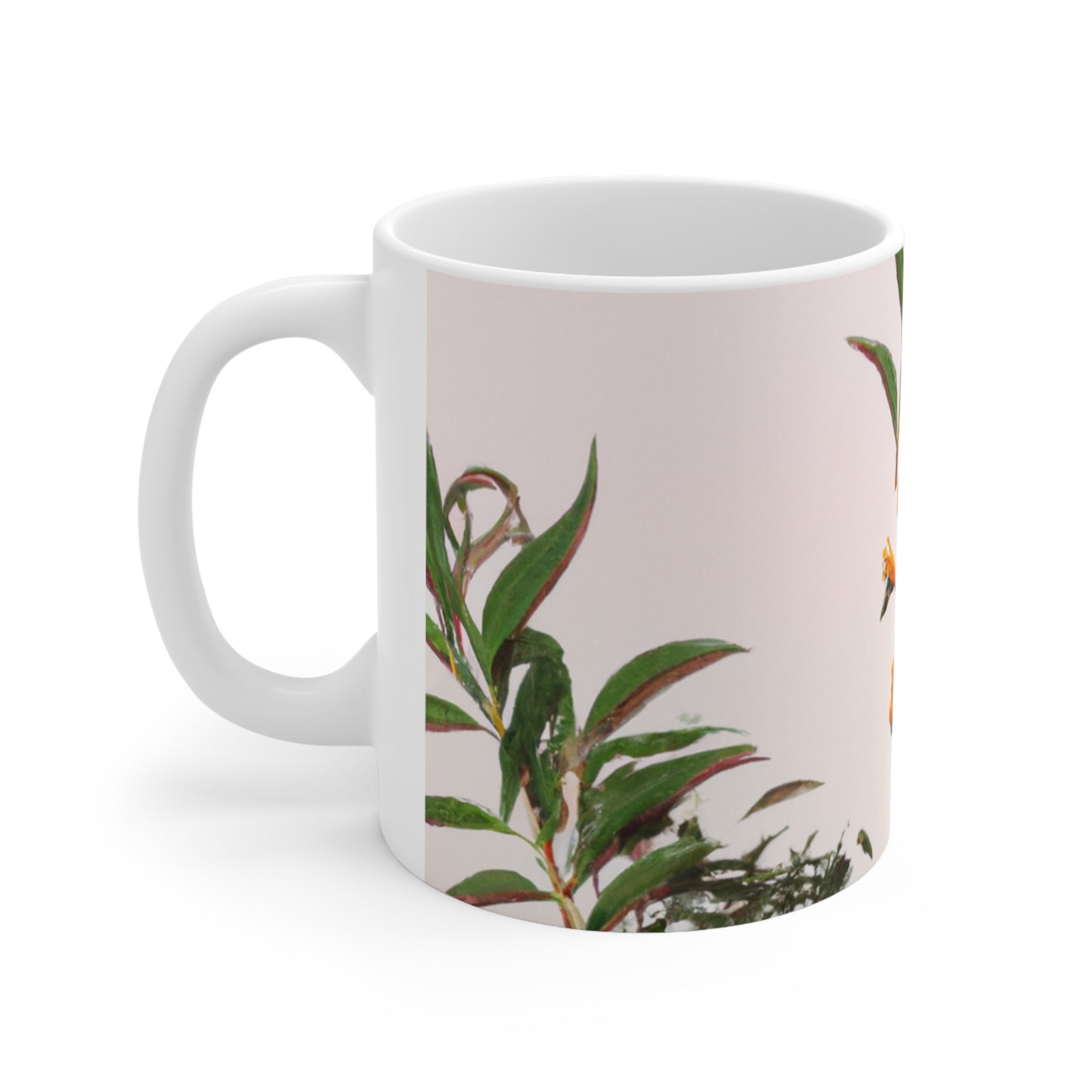 "Exploring Nature's Palette: An Experiment in Abstract Art" - The Alien Ceramic Mug 11 oz