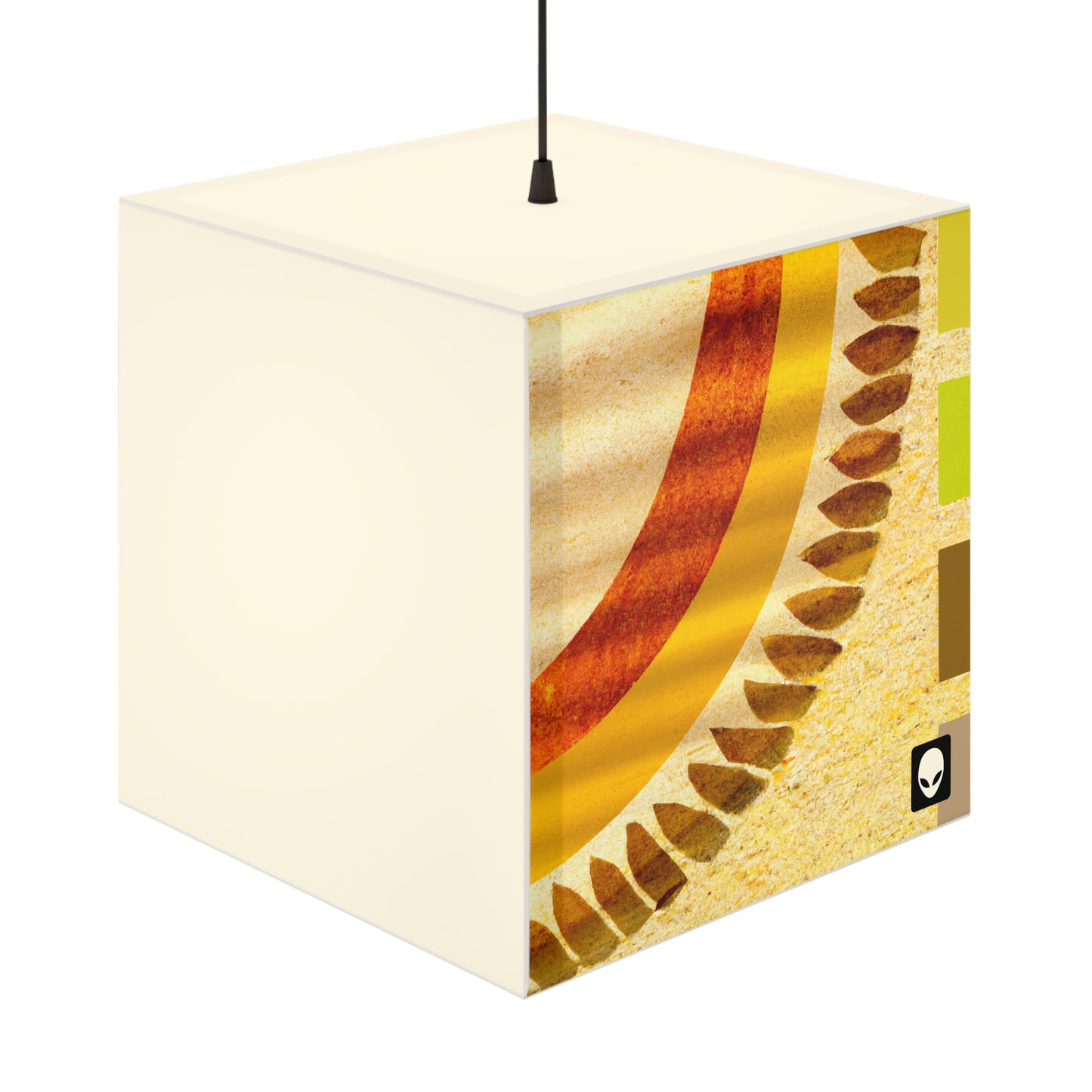 "A Natural Mosaic: Shapes and Colors from the Earth" - The Alien Light Cube Lamp