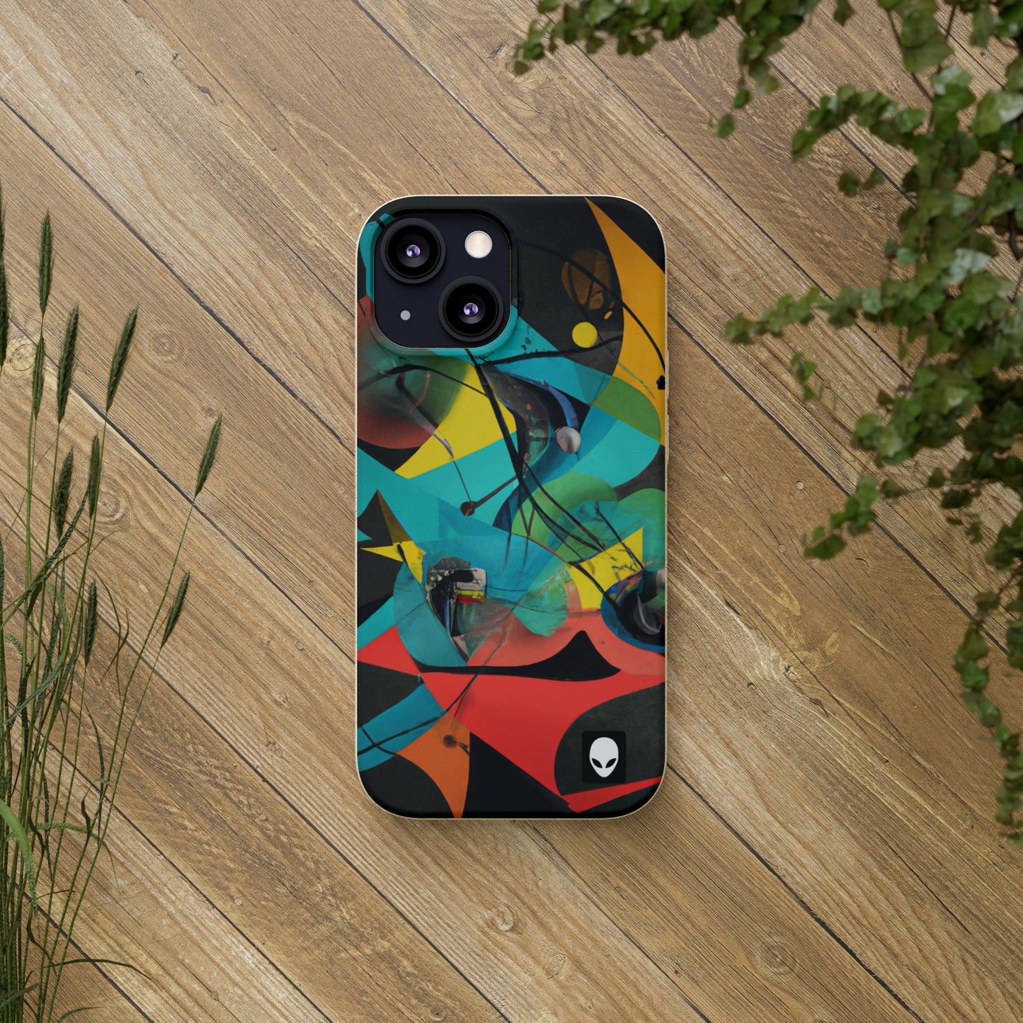 "Illusionary Perspective: A Colorful Dance of Light" - The Alien Eco-friendly Cases