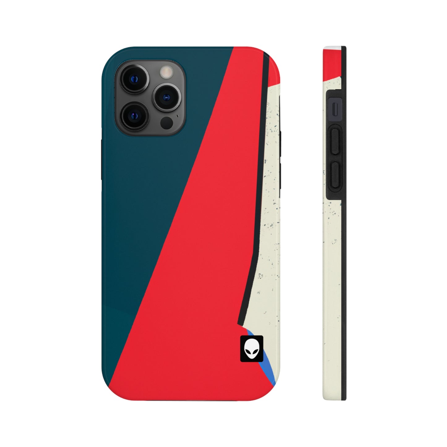 "Abstract Expressionism: Exploring Lines and Shapes" - The Alien Tough Phone Cases