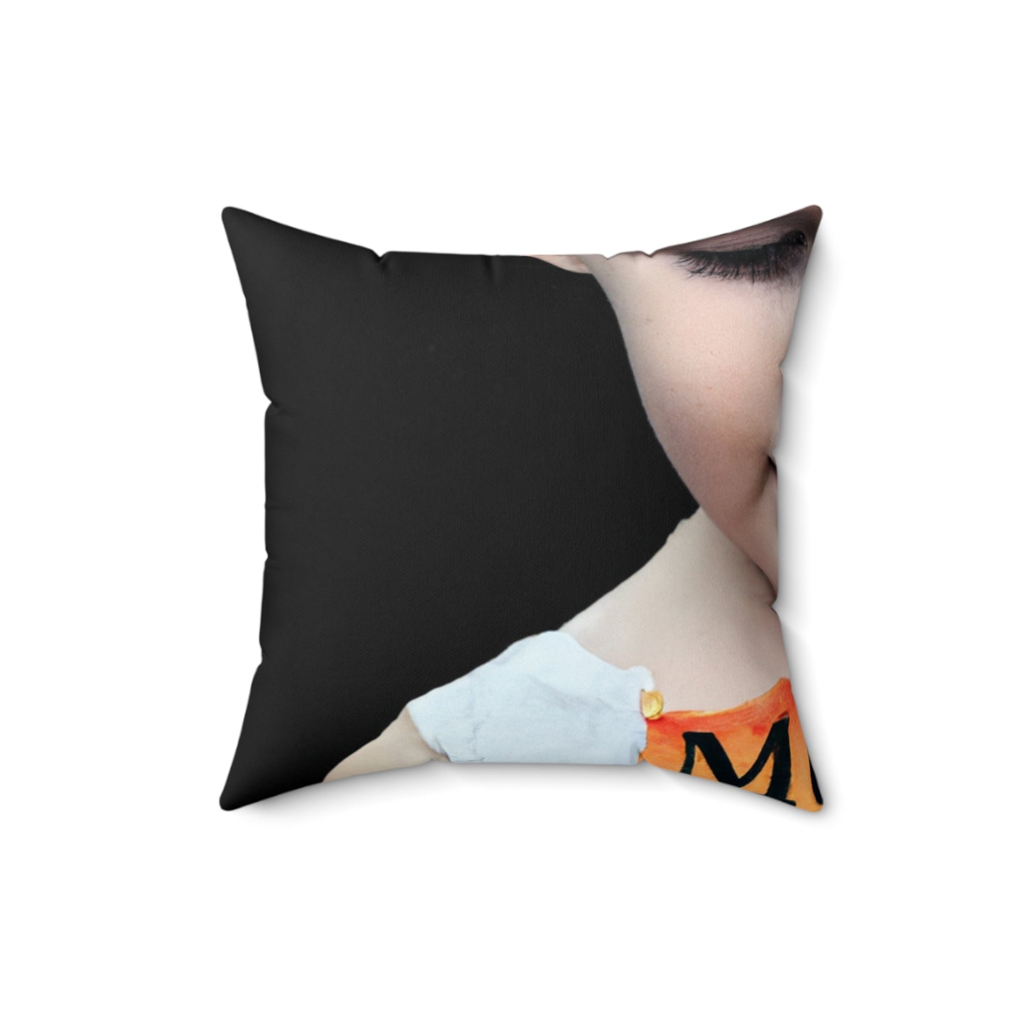 "Anxious Beginnings: A Child's Uncertain Futurescape". - The Alien Square Pillow