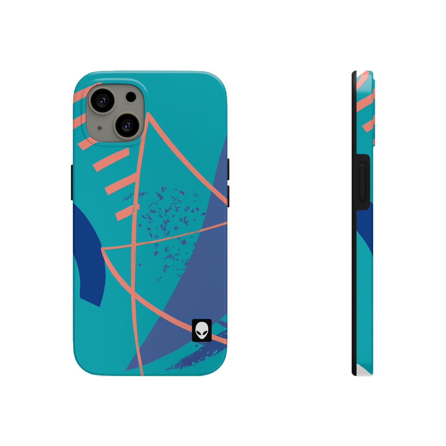 Geometrische Kunst: Eine Erforschung von Farbe und Form – The Alien Tough Phone Cases