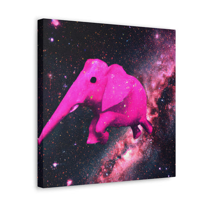 "Exploración majestuosa del elefante rosa" - The Alien Canva