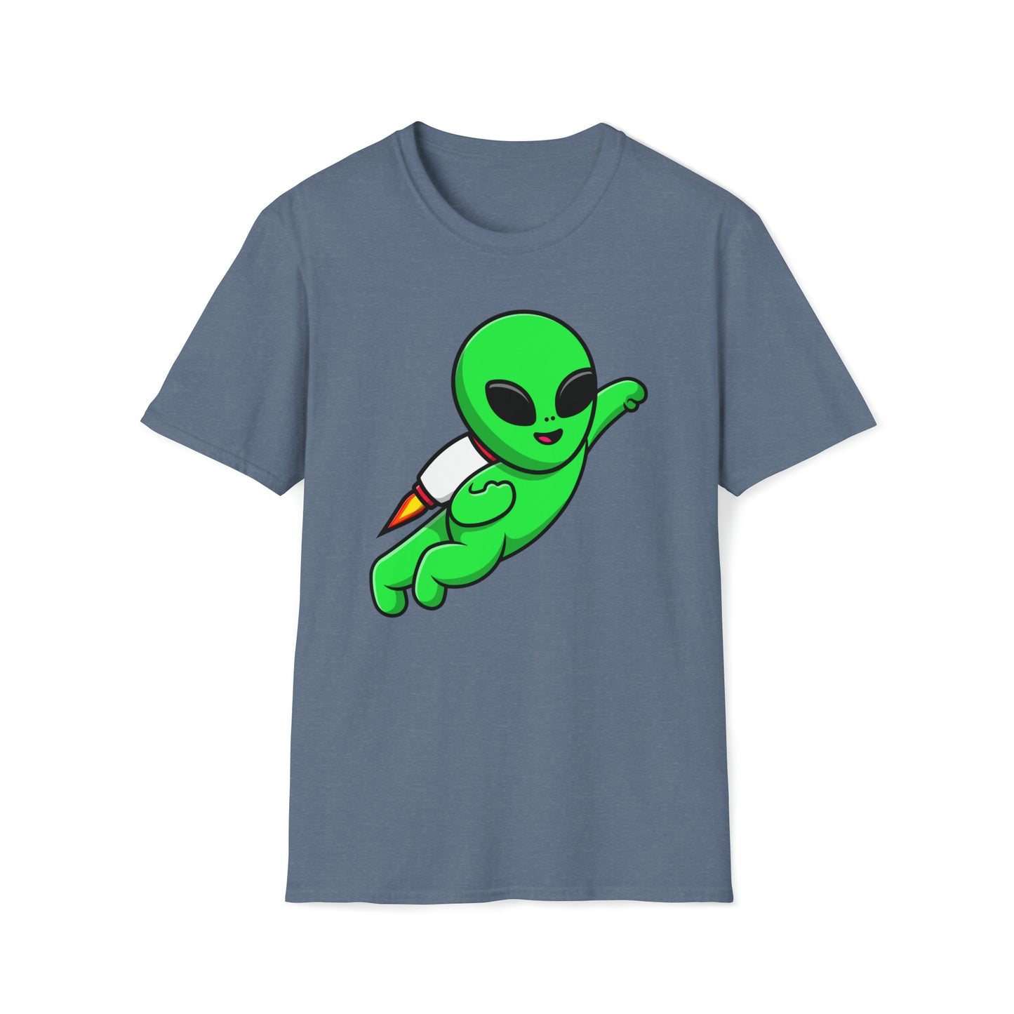 Interstellar Wanderer - The Alien Unisex Softstyle T-Shirt