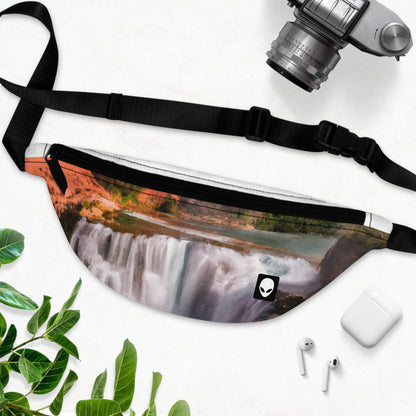 "Capturing Nature's Beauty: Crafting an Iconic Landscape in Vibrant Art"- The Alien Fanny Pack