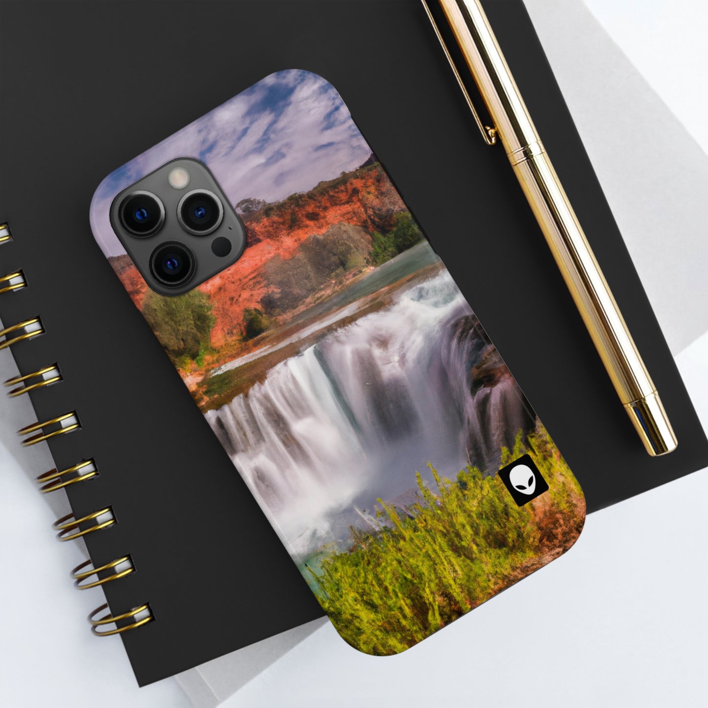 „Die Schönheit der Natur einfangen: Eine ikonische Landschaft in lebendiger Kunst gestalten“ – The Alien Tough Phone Cases