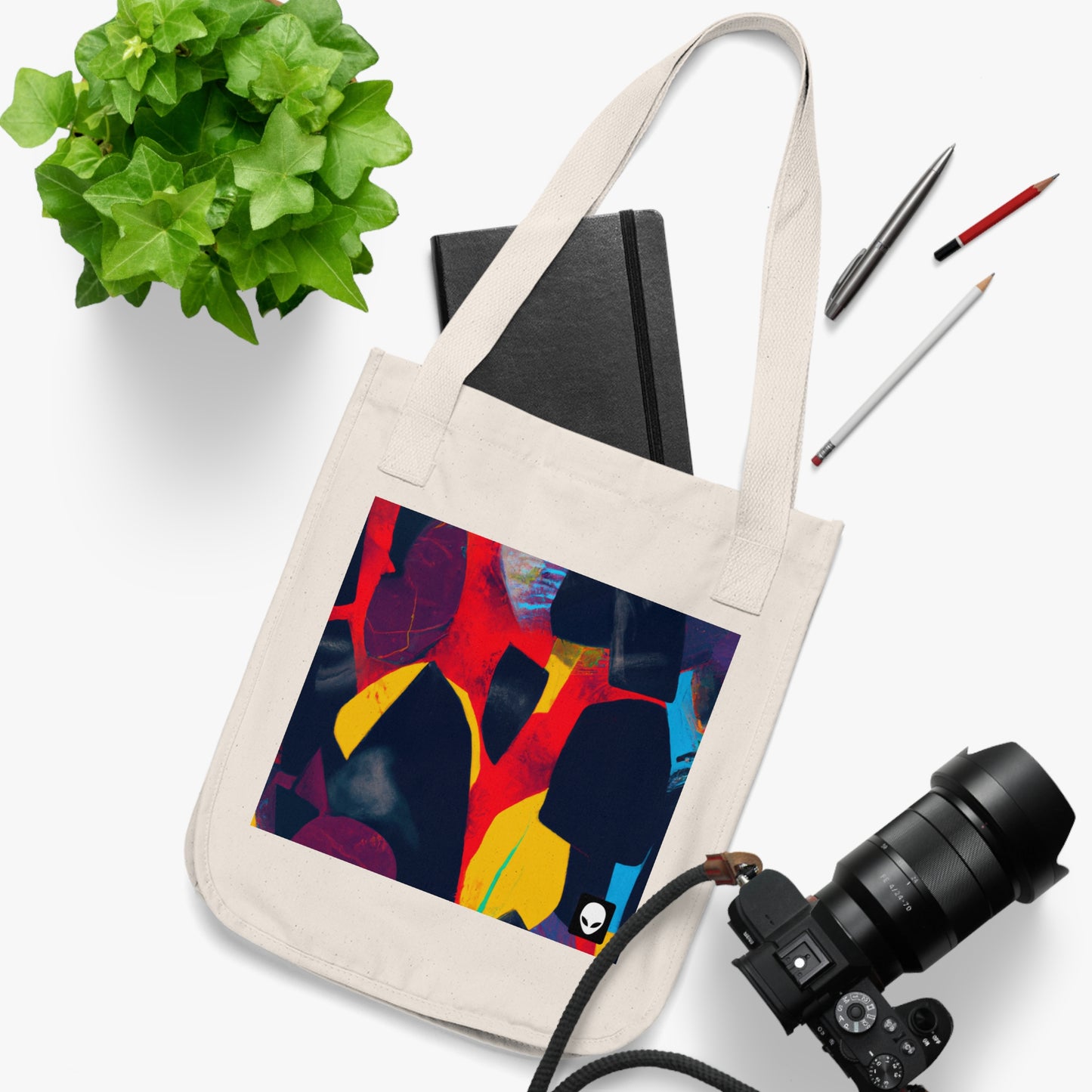 "A Mosaic of Emotion" - The Alien Eco-friendly Tote Bag