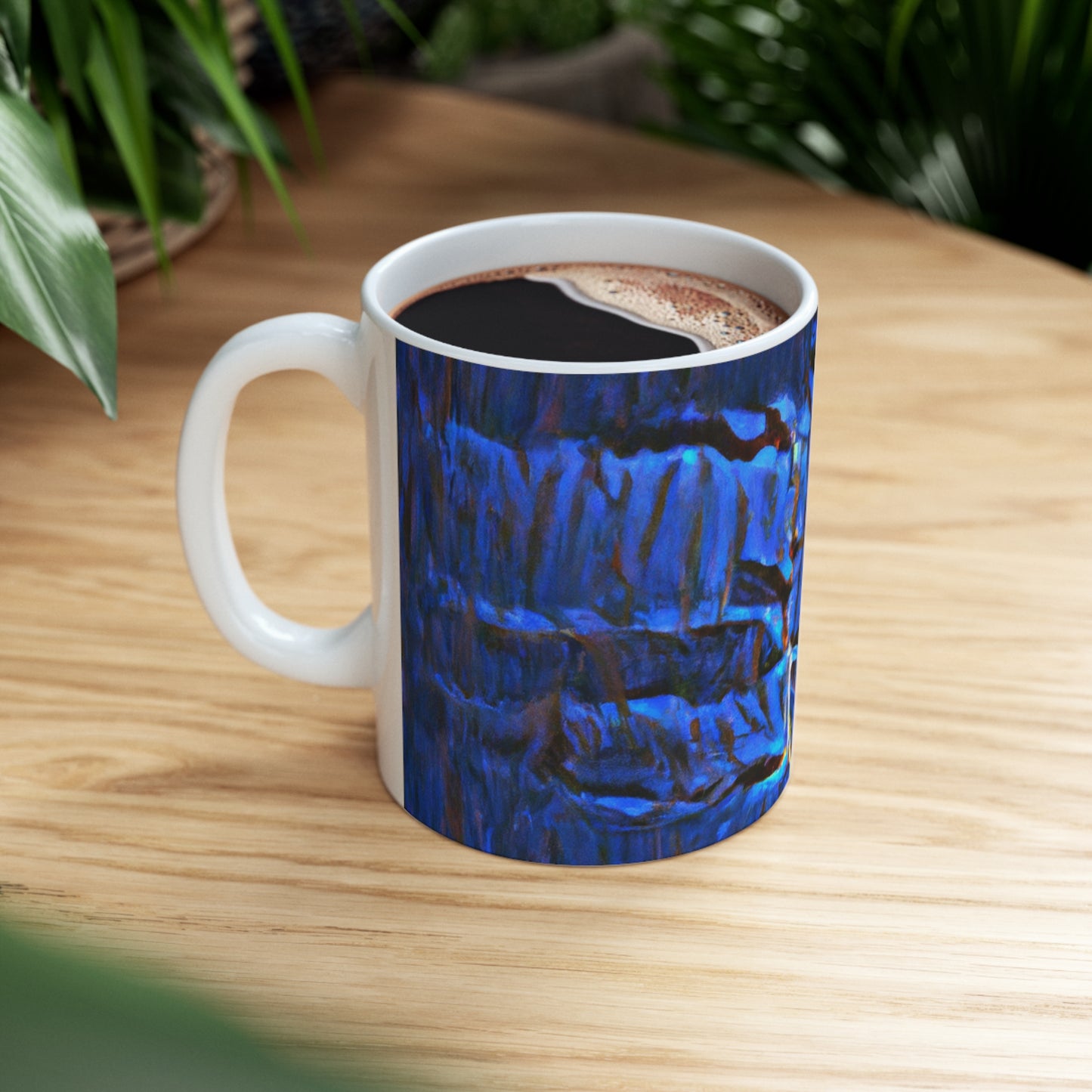 "Divisiones eléctricas en los cielos" - Taza de cerámica The Alien 11 oz