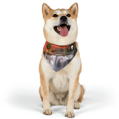 "Capturing Nature's Beauty: Crafting an Iconic Landscape in Vibrant Art" - The Alien Pet Bandana Collar