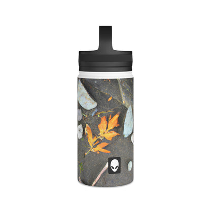 "Elements of Nature: Crafting a Creative Landscape" - The Alien Stainless Steel Water Bottle, Handle Lid