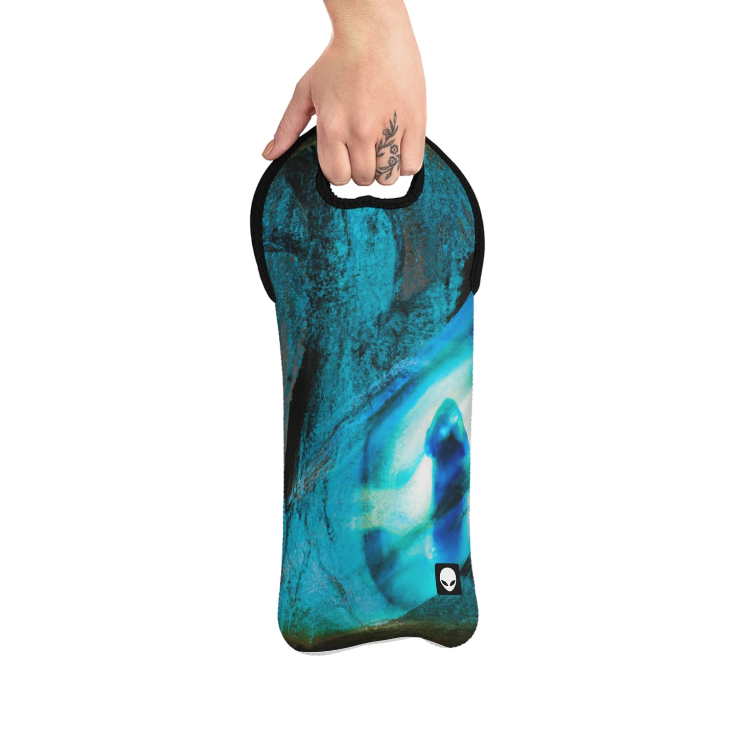 "Dreamscape: Exploring the Inner Realm" - The Alien Wine Tote Bag