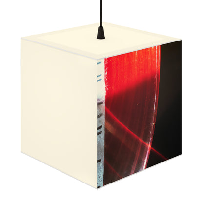 „Erleuchtende Reflexion: Licht und Schatten in der abstrakten Kunst“ – Die Alien Light Cube Lampe