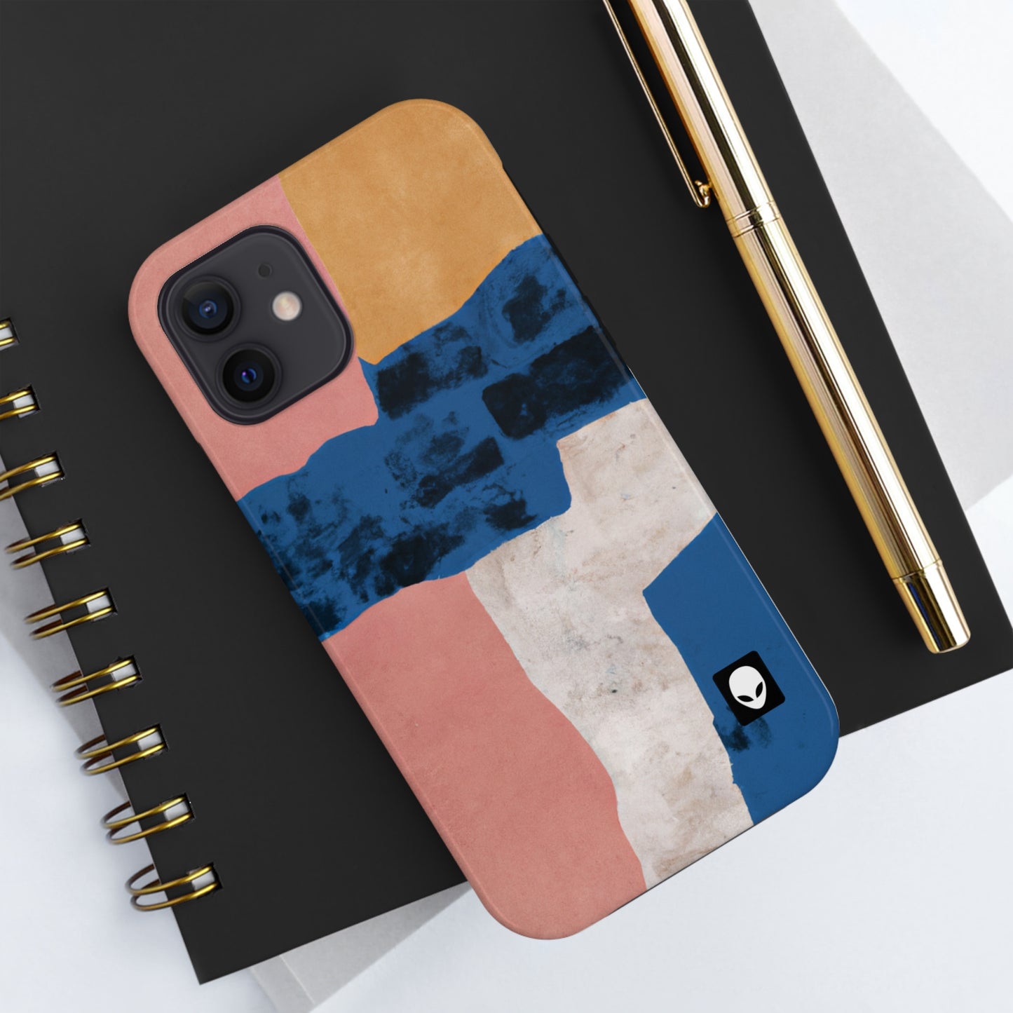 "Interacción de luces y sombras: un collage abstracto" - The Alien Tough Phone Cases