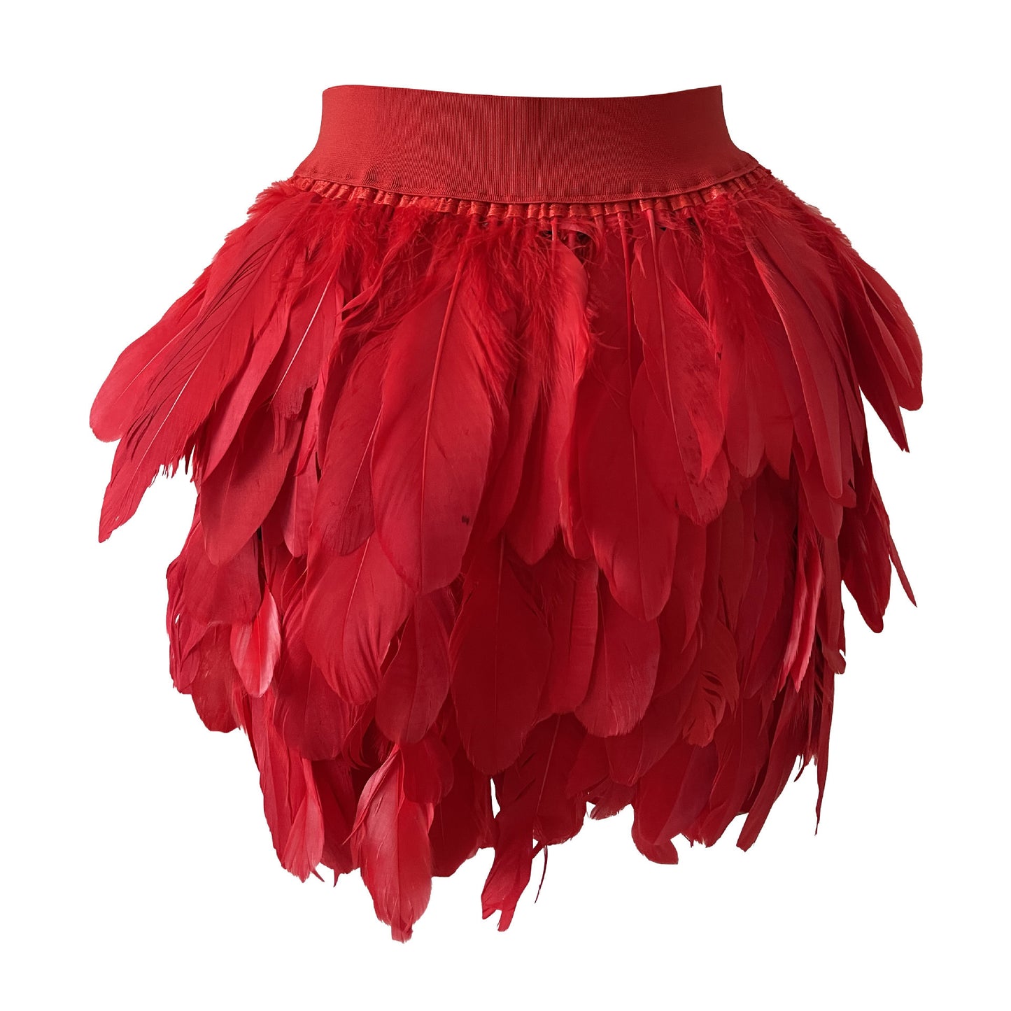 Wild Sexy Feather Skirt Party Carnival Nightclub Performance Dance Skirt