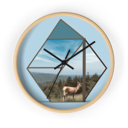 "Dreamscapes: An Everyday Art Collage" - The Alien Wall Clock