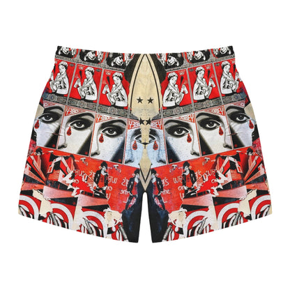 Whimsical Odyssey - The Alien Swim Trunks