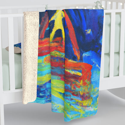 "A Passage Through the Ages" - The Alien Sherpa Fleece Blanket