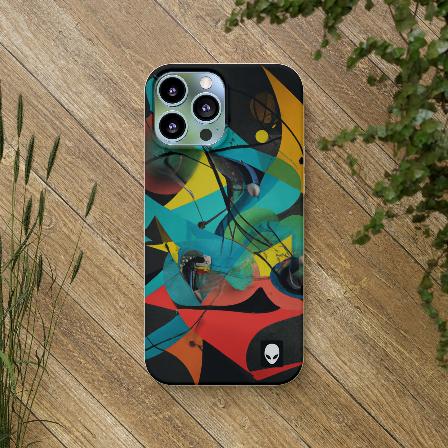 "Illusionary Perspective: A Colorful Dance of Light" - The Alien Eco-friendly Cases