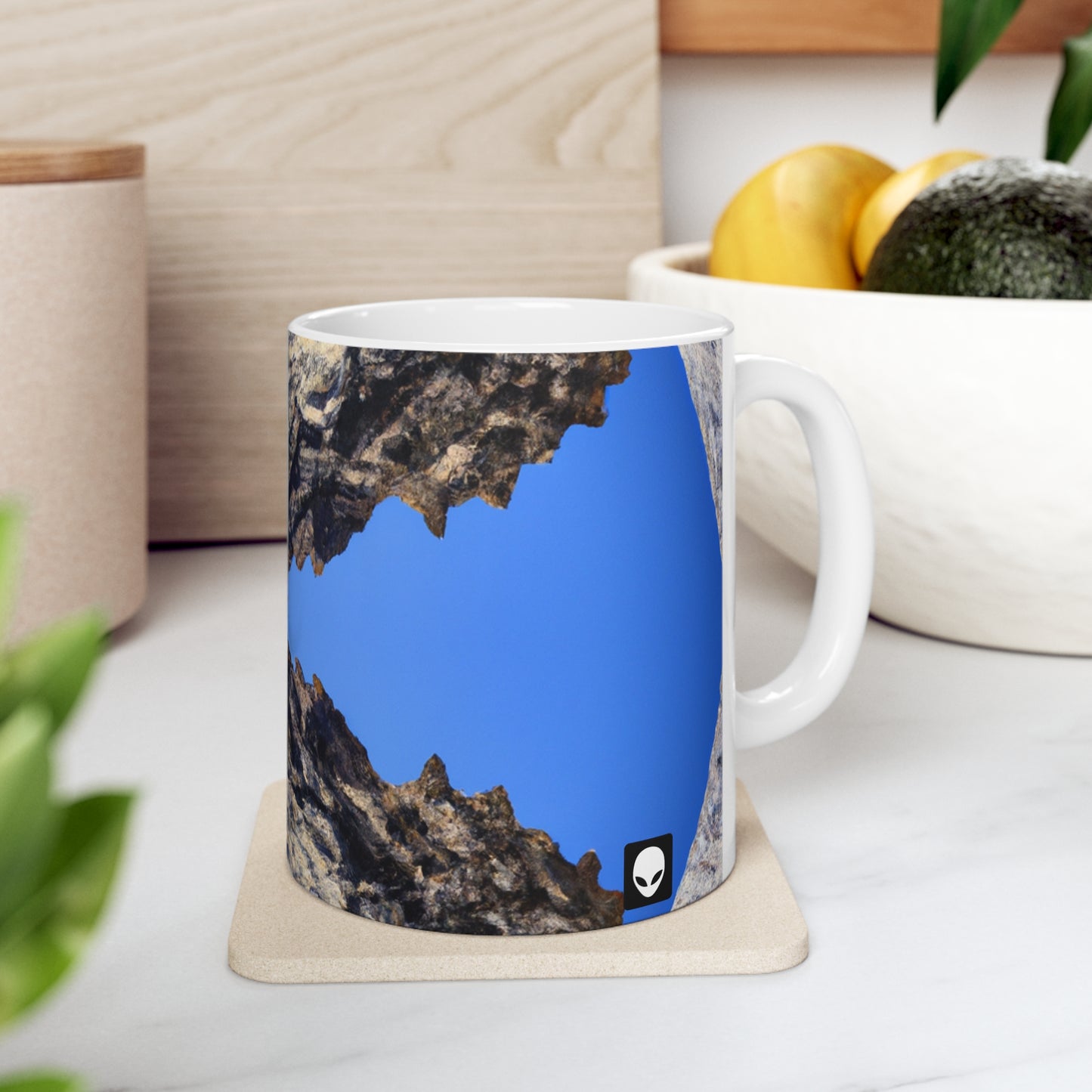 Naturaleza en esplendor: Combinando fotografía con arte digital - Taza de cerámica The Alien 11 oz