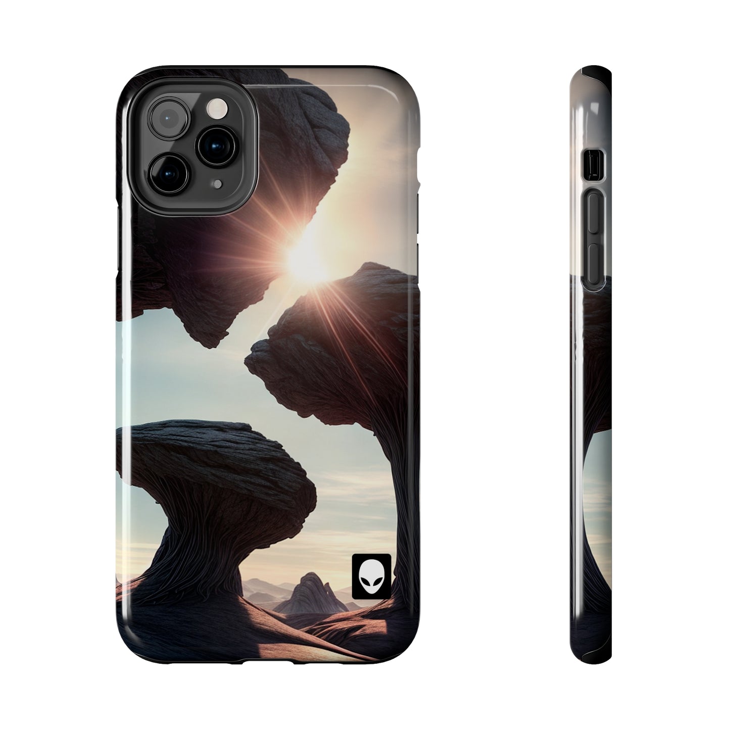 "Alien Landscape Odyssey" - The Alien Tough Phone Cases