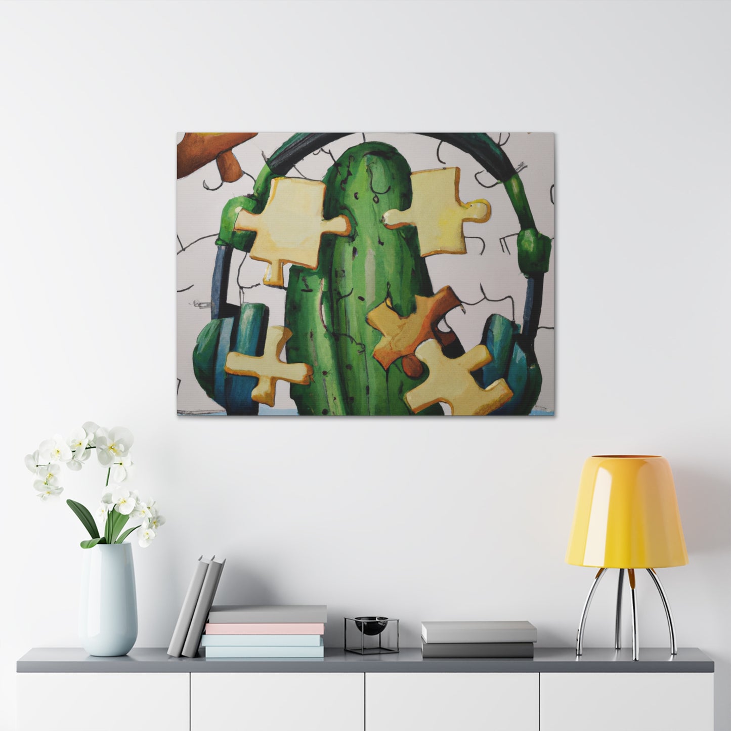 "Cactified Puzzle Time" - The Alien Canva