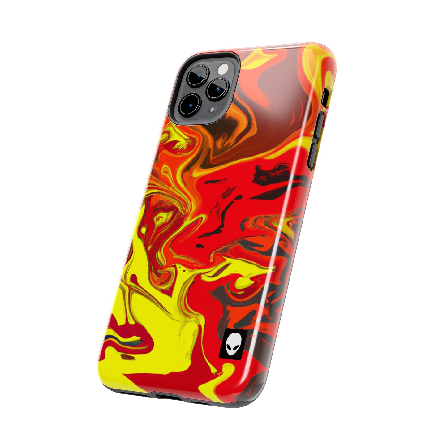 "Abstract Energy in Motion" - The Alien Tough Phone Cases