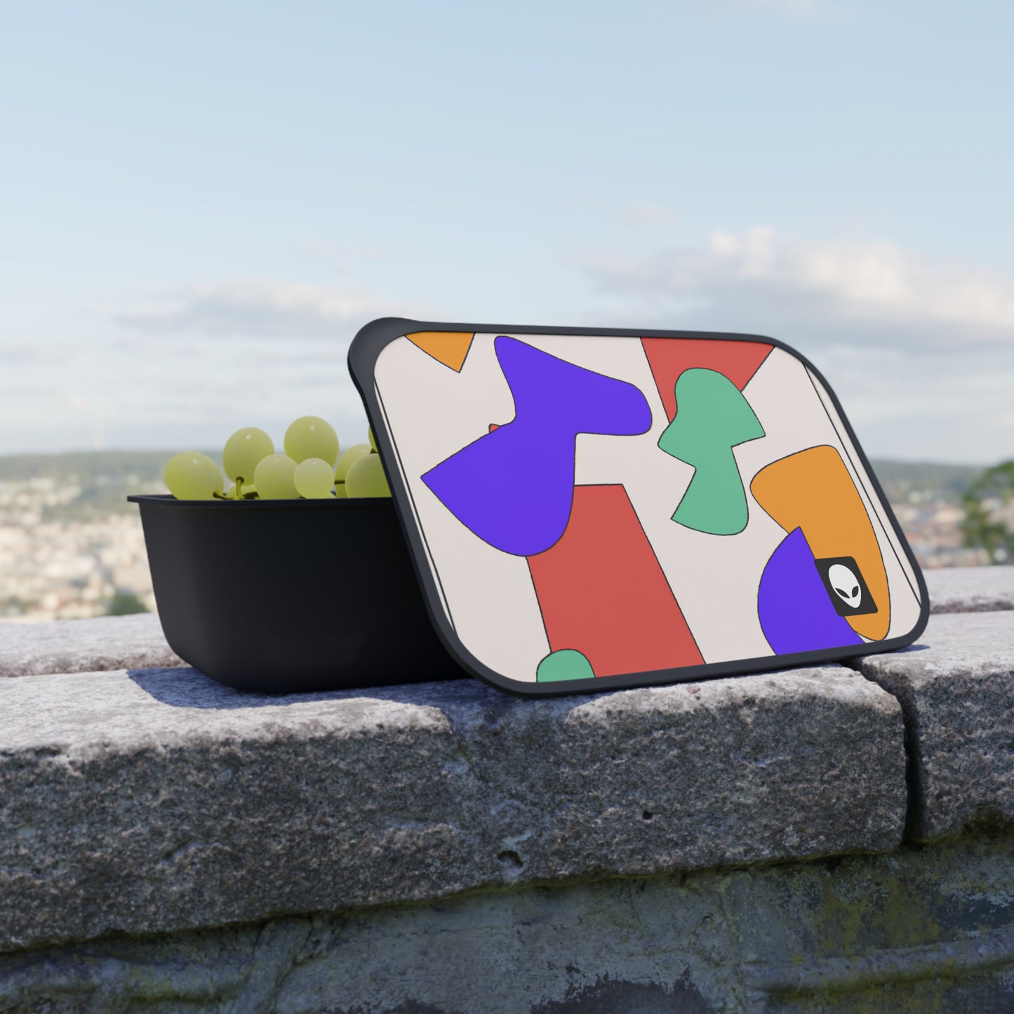 "A Beacon of Hope" - The Alien Eco-friendly PLA Bento Box with Band and Utensils
