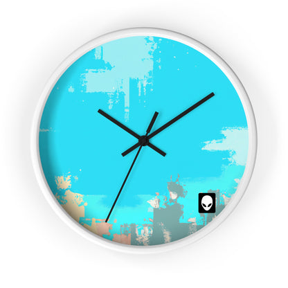 "Un paisaje ventoso: una combinación de tradición y modernidad" - The Alien Wall Clock