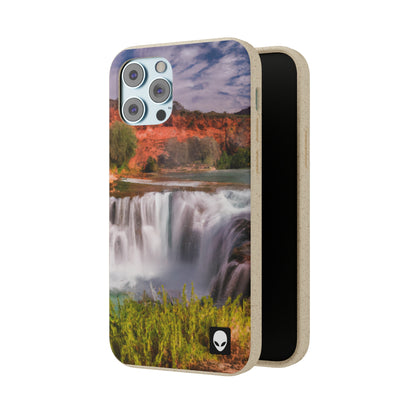 "Capturing Nature's Beauty: Crafting an Iconic Landscape in Vibrant Art" - The Alien Eco-friendly Cases