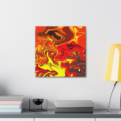 "Abstract Energy in Motion" - The Alien Canva