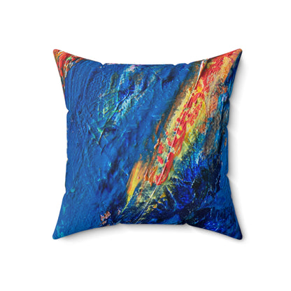 Whimsical Wonders - The Alien Spun Polyester Square Pillow