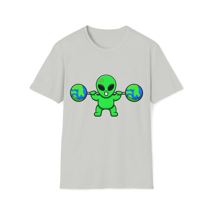 Travesía Lunar - The Alien Camiseta Softstyle Unisex