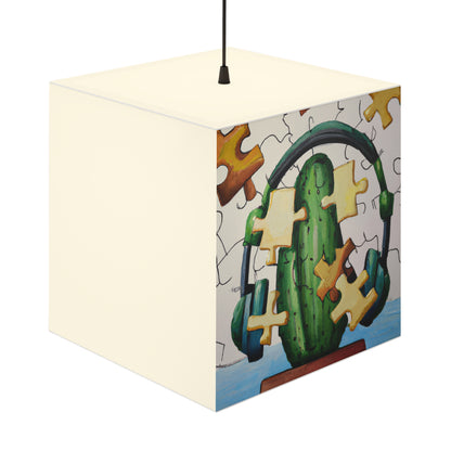 "Cactified Puzzle Time" - The Alien Light Cube Lamp