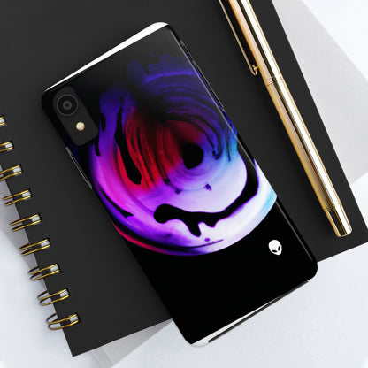 "Exploring Contrasts: A Colorful Dance of Luminance and Chromatic Aberration" - The Alien Tough Phone Cases